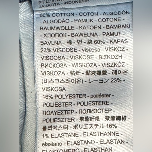 Levi’s 724 High Rise Straight Denim Jeans Embellished Lace/Embroidered/Cut out - Picture 5 of 12